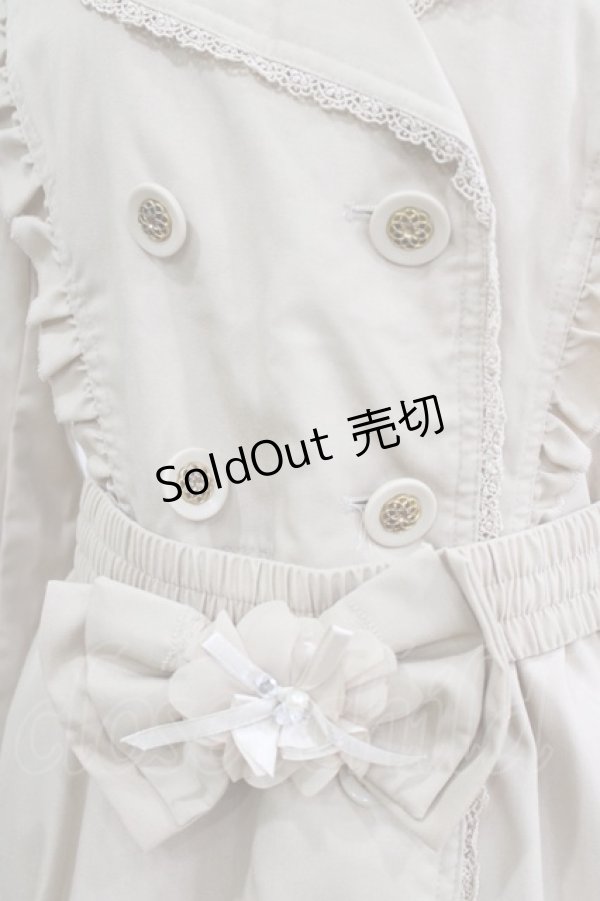 画像4: axes femme / 花ベルト付きコート L ベージュ H-26-02-04-033-AX-CO-NS-ZH (4)