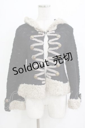 画像: axes femme / ニットジャケット M ブラック H-26-02-04-037-AX-TO-NS-ZH