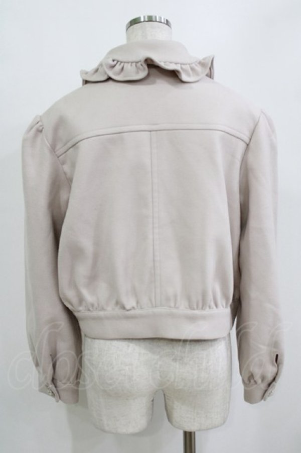 画像3: Ank Rouge / ビジューボタンコンパクトブルゾン M ピンク H-26-02-04-041-CA-JA-NS-ZH (3)