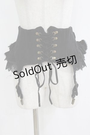 画像: Hoshibako Works / リリィ・リドル ベストコルセット S ブラック H-26-02-04-044-LO-JA-NS-ZH