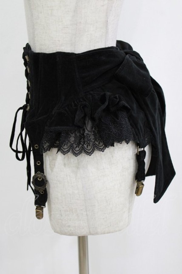 画像2: Hoshibako Works / リリィ・リドル ベストコルセット S ブラック H-26-02-04-044-LO-JA-NS-ZH (2)