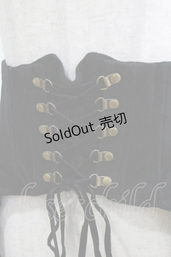 画像4: Hoshibako Works / リリィ・リドル ベストコルセット S ブラック H-26-02-04-044-LO-JA-NS-ZH (4)