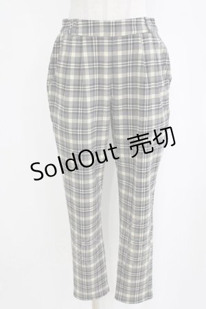 画像: Franche Lippee / チェックパンツ S グレー H-26-02-04-045-LO-PA-NS-ZH