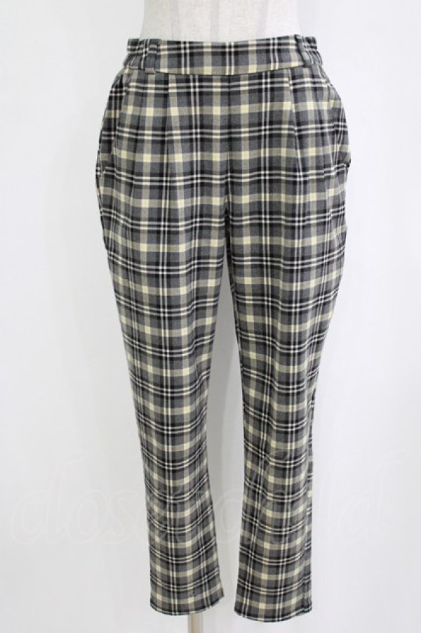 画像1: Franche Lippee / チェックパンツ S グレー H-26-02-04-045-LO-PA-NS-ZH (1)