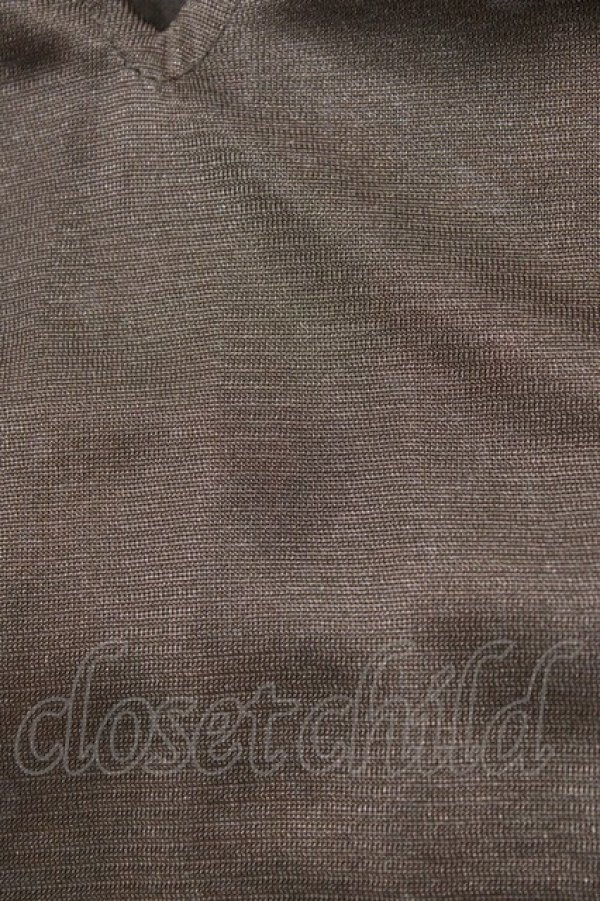 画像5: axes femme / 花柄イレヘムプリーツワンピース M ブラウン H-26-02-04-049-AX-OP-NS-ZH (5)