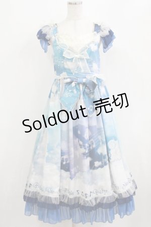 画像: BABY,THE STARS SHINE BRIGHT / L'echelle de l'ange〜天使のセラピー〜柄フリルジャンパースカート Free ネイビー H-26-02-04-050-BA-OP-NS-ZH