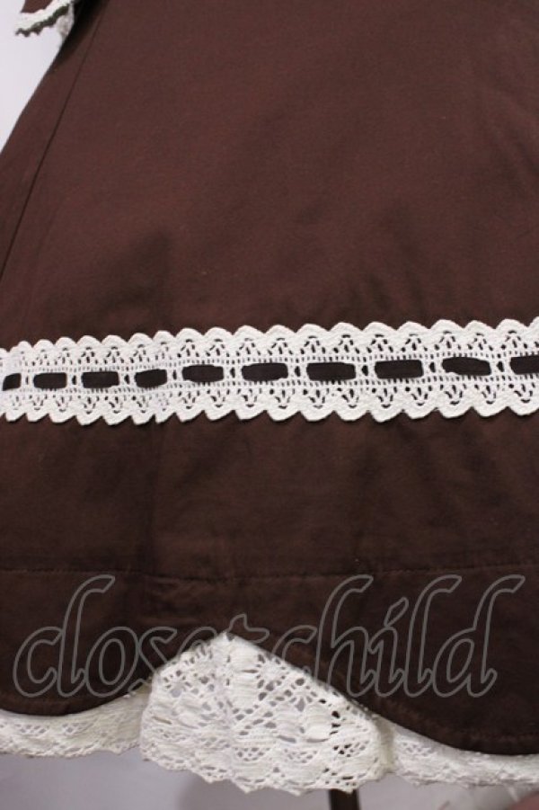 画像5: BABY,THE STARS SHINE BRIGHT / ウエストリボンジャンパースカート Free ブラウン H-26-02-04-1003-BA-OP-NS-ZH (5)