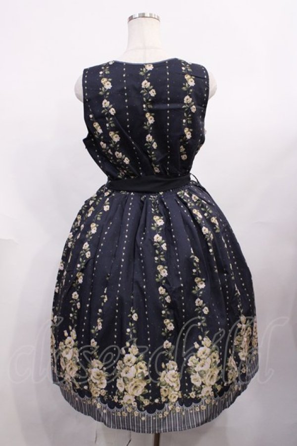 画像2: axes femme / 花柄パネルワンピース M ネイビー H-26-02-04-1006-AX-OP-NS-ZH (2)