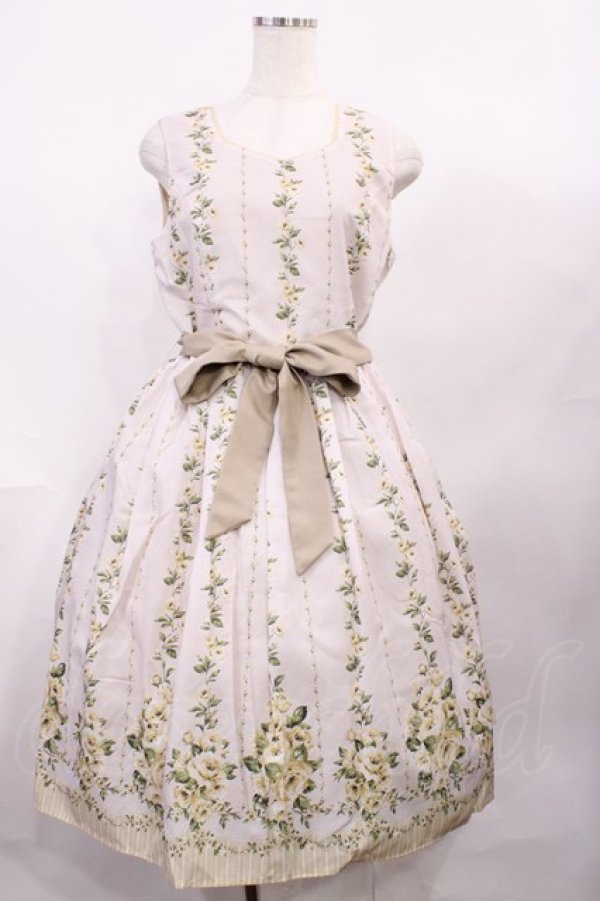 画像1: axes femme / 花柄パネルワンピース M ピンク H-26-02-04-1008-AX-OP-NS-ZH (1)