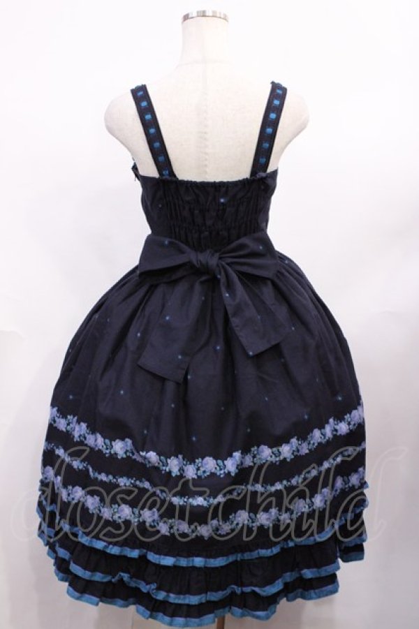 画像3: Innocent World / エリザベートローズジャンパースカート M/108cm丈 ネイビー H-26-02-04-1001-IW-OP-NS-ZH (3)