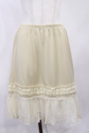 画像: axes femme / ペチスカート M 生成り H-26-02-04-1019-AX-SK-NS-ZH