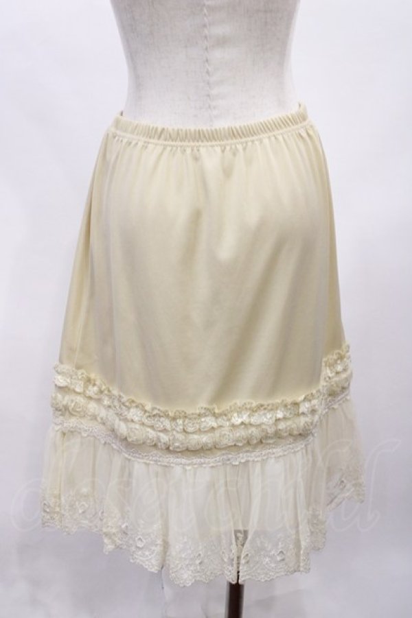 画像2: axes femme / ペチスカート M 生成り H-26-02-04-1019-AX-SK-NS-ZH (2)