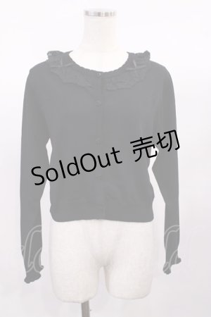 画像: m petit by misako / TT*AOKフリルニットCD L ブラック H-26-02-04-1022-LO-TO-NS-ZH