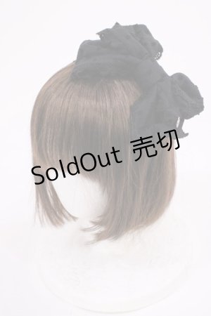 画像: BABY,THE STARS SHINE BRIGHT / デザートリボンカチューシャ  ブラック H-26-02-04-1029-BA-AC-NS-ZH