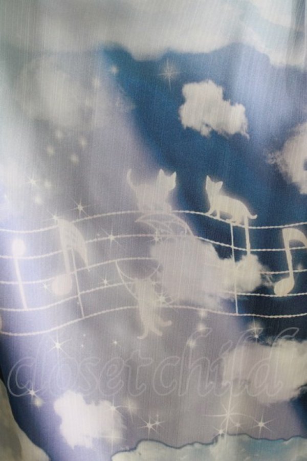 画像4: BABY,THE STARS SHINE BRIGHT / L'echelle de l'ange〜天使のセラピー〜柄フリルジャンパースカート Free ネイビー H-26-02-04-050-BA-OP-NS-ZH (4)