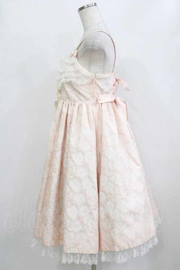 画像2: Angelic Pretty / Silky Fleurジャンパースカート Free ピンク H-26-02-04-051-AP-OP-NS-ZH (2)