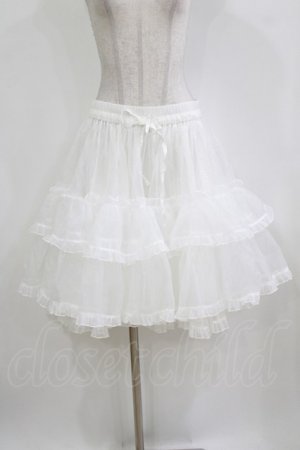 画像: metamorphose / オーガンジーフリルパニエ Free オフ H-26-02-04-053-ME-SK-NS-ZH