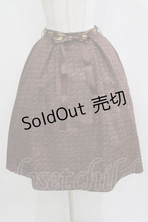 画像: axes femme POETIQUE / 明治 チョコレートスカート M ブラウン H-26-02-04-007-AX-SK-NS-ZH