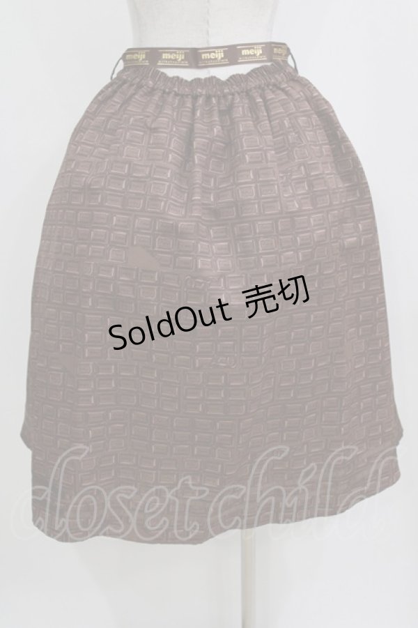 画像3: axes femme POETIQUE / 明治 チョコレートスカート M ブラウン H-26-02-04-007-AX-SK-NS-ZH (3)