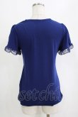 画像3: axes femme / レース切替カットソー M ブルー H-26-02-04-071-AX-BL-NS-ZH (3)
