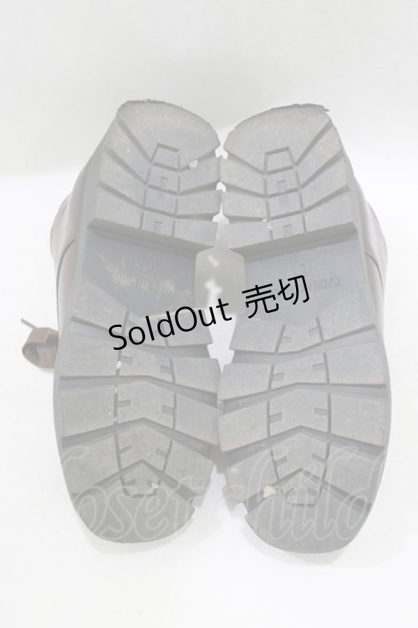 画像4: axes femme / レースアップシューズ L/24.5cm Dブラウン H-26-02-04-084-AX-SH-NS-ZH (4)