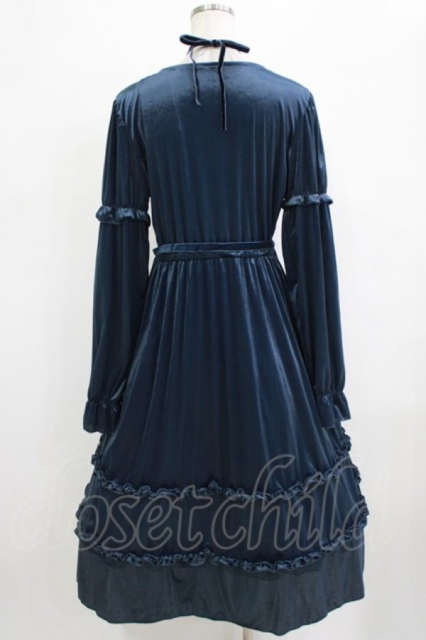 画像3: Cherirulu Chocola / TT*MINベロアOP L ネイビー H-26-02-04-010-GO-OP-NS-ZH (3)