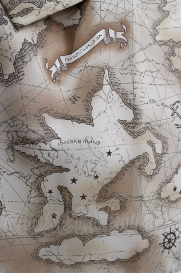 画像4: Angelic Pretty / Fantastic World Mapジャンパースカート Free ベージュ H-26-02-04-001-AP-OP-NS-ZH (4)