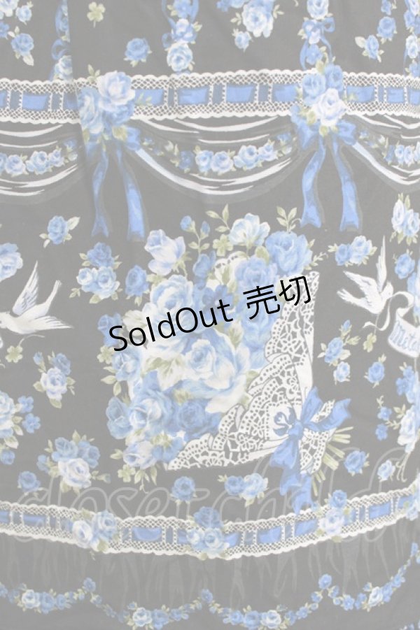 画像4: metamorphose / ことりブーケワンピース Free ブラック H-26-02-04-013-ME-OP-NS-ZH (4)