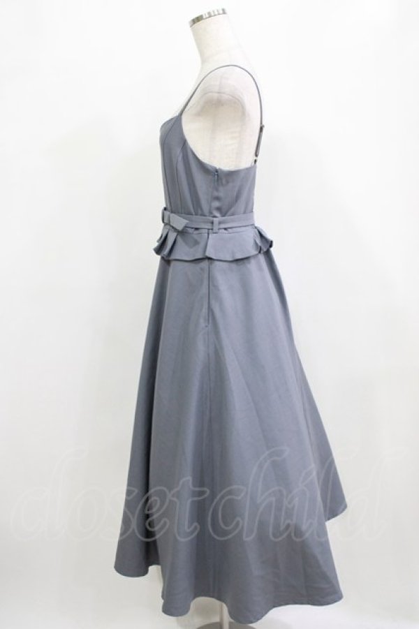 画像2: an another angelus / タックペプラムキャミワンピース Free BLUE GRAY H-26-02-04-014-CA-OP-NS-ZH (2)
