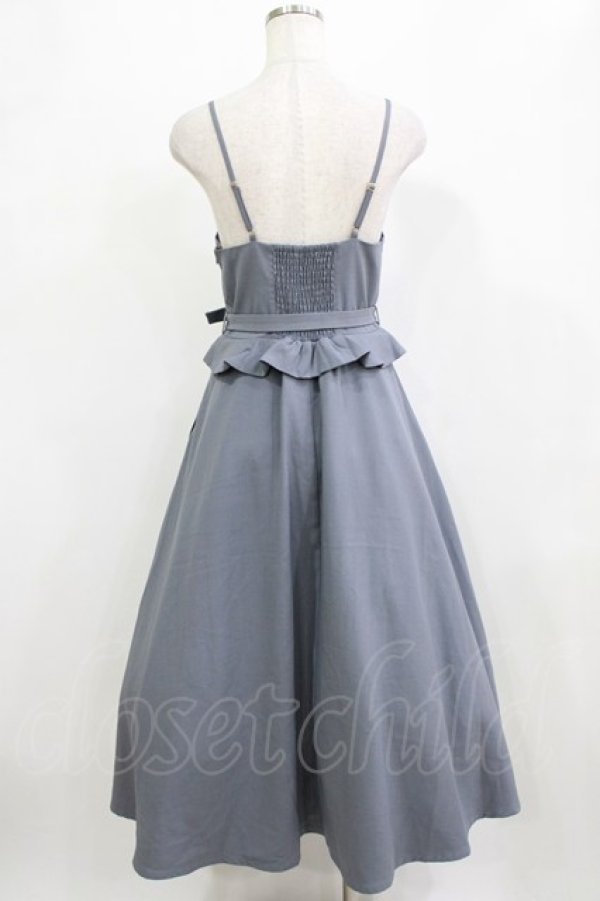 画像3: an another angelus / タックペプラムキャミワンピース Free BLUE GRAY H-26-02-04-014-CA-OP-NS-ZH (3)