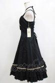 画像2: Victorian maiden / ノーブルサテンマリーローズドレス Free ブラック H-26-02-04-017-CL-OP-NS-ZH (2)
