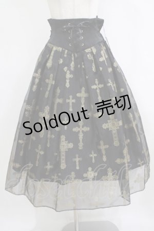 画像: Angelic Pretty / Holy Rosaryスカート Free ブラック H-26-02-04-020-AP-SK-NS-ZH