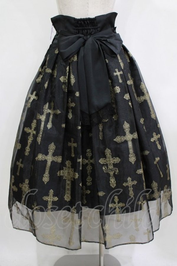 画像3: Angelic Pretty / Holy Rosaryスカート Free ブラック H-26-02-04-020-AP-SK-NS-ZH (3)