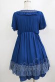 画像3: axes femme / はしごレースワンピース M ブルー H-26-02-04-023-AX-OP-NS-ZH (3)