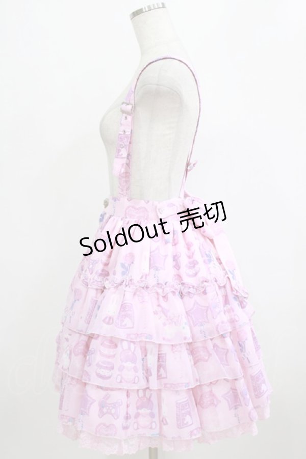 画像2: Angelic Pretty / Photogenic Palletスカート Free ピンク H-26-02-05-1027-AP-SK-NS-ZH (2)