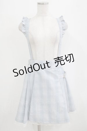 画像: サンリオ / シナモロール/サスペンダースカート L サックス H-26-02-05-1032-EL-SK-NS-ZH