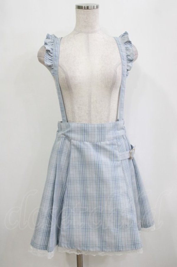 画像1: サンリオ / シナモロール/サスペンダースカート L サックス H-26-02-05-1032-EL-SK-NS-ZH (1)