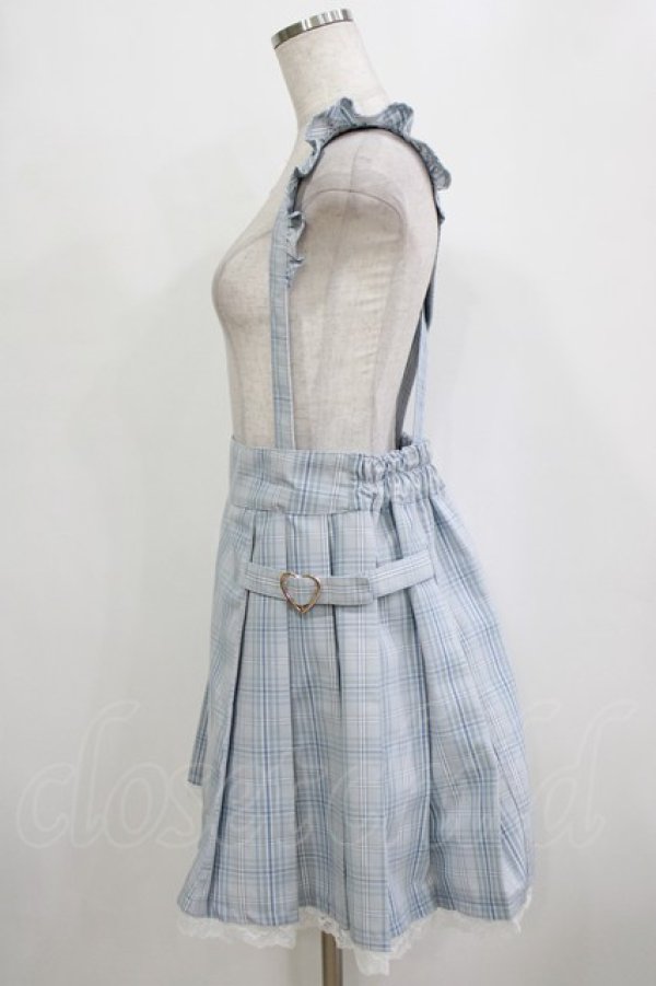 画像2: サンリオ / シナモロール/サスペンダースカート L サックス H-26-02-05-1032-EL-SK-NS-ZH (2)