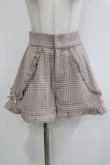 画像1: Honey Cinnamon / チェックフリルパンツ Free ピンク H-26-02-05-1036-LO-PA-NS-ZH (1)