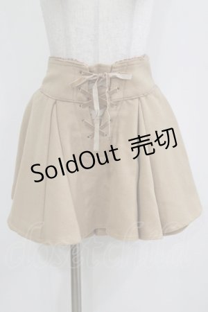 画像: LIZ LISA / レースアップスカパン Free ベージュ H-26-02-05-1040-LO-SK-NS-ZH