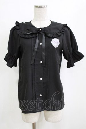 画像: サンリオ / クロミ/ブラウス M ブラック H-26-02-05-1047-EL-BL-NS-ZH