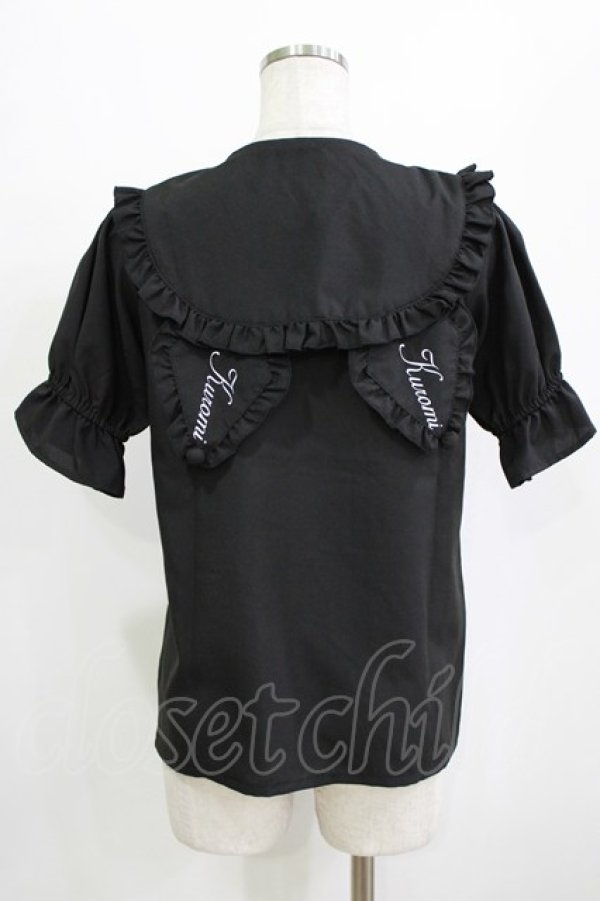 画像3: サンリオ / クロミ/ブラウス M ブラック H-26-02-05-1047-EL-BL-NS-ZH (3)