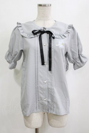 画像: サンリオ / シナモロール/ブラウス M ブルー H-26-02-05-1048-EL-BL-NS-ZH