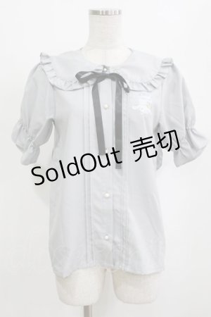 画像: サンリオ / シナモロール/ブラウス M ブルー H-26-02-05-1048-EL-BL-NS-ZH