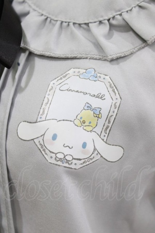 画像4: サンリオ / シナモロール/ブラウス M ブルー H-26-02-05-1048-EL-BL-NS-ZH (4)