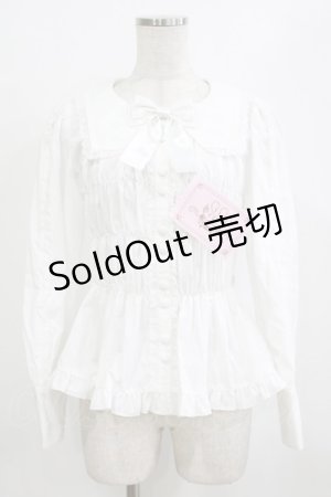 画像: metamorphose / スクエアカラー2WAYブラウス サイズ1 オフ白 H-26-02-05-1053-ME-BL-NS-ZH