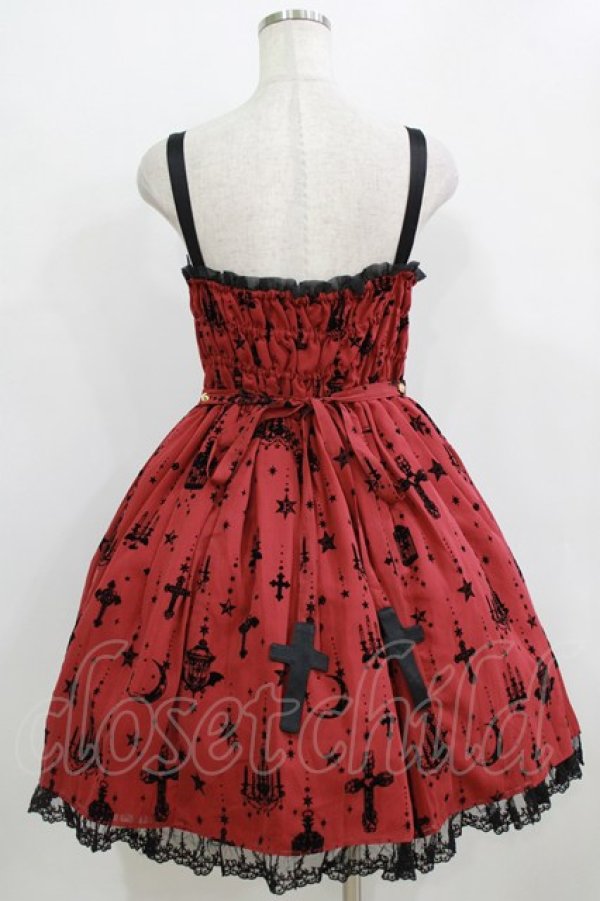 画像3: Angelic Pretty / Holy Lanternジャンパースカート Free ワイン H-26-02-05-1005-AP-OP-NS-ZH (3)