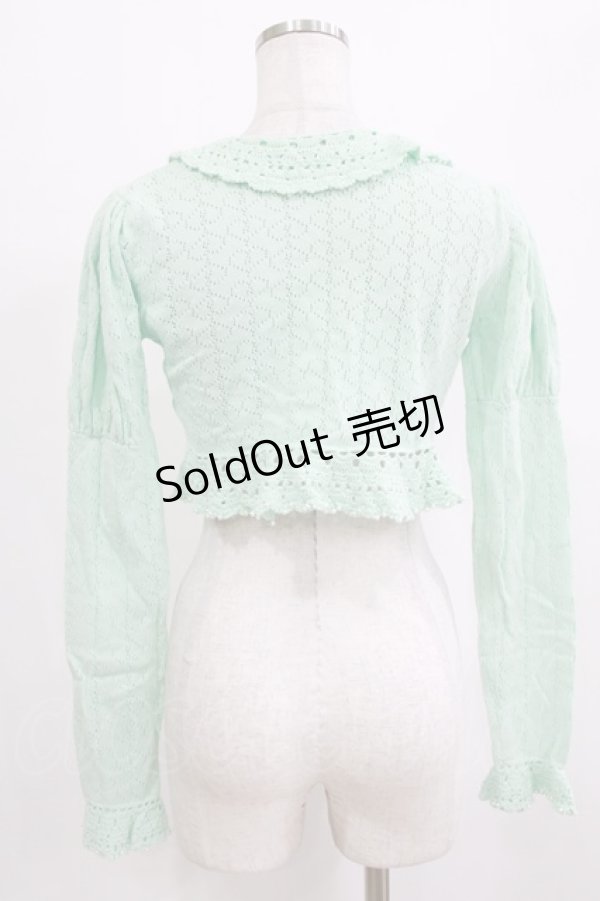 画像3: BABY,THE STARS SHINE BRIGHT / ハート透かし編みボレロ Free ミント H-26-02-05-1054-BA-TO-NS-ZH (3)