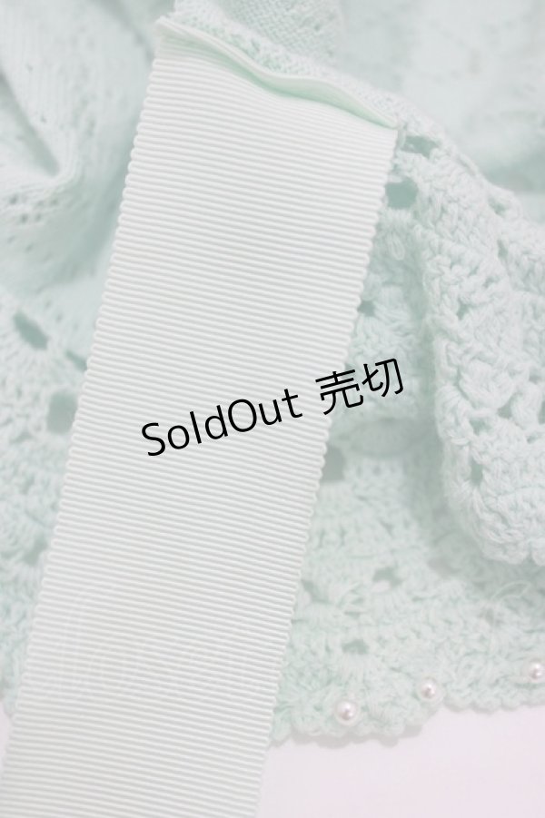 画像4: BABY,THE STARS SHINE BRIGHT / ハート透かし編みボレロ Free ミント H-26-02-05-1054-BA-TO-NS-ZH (4)