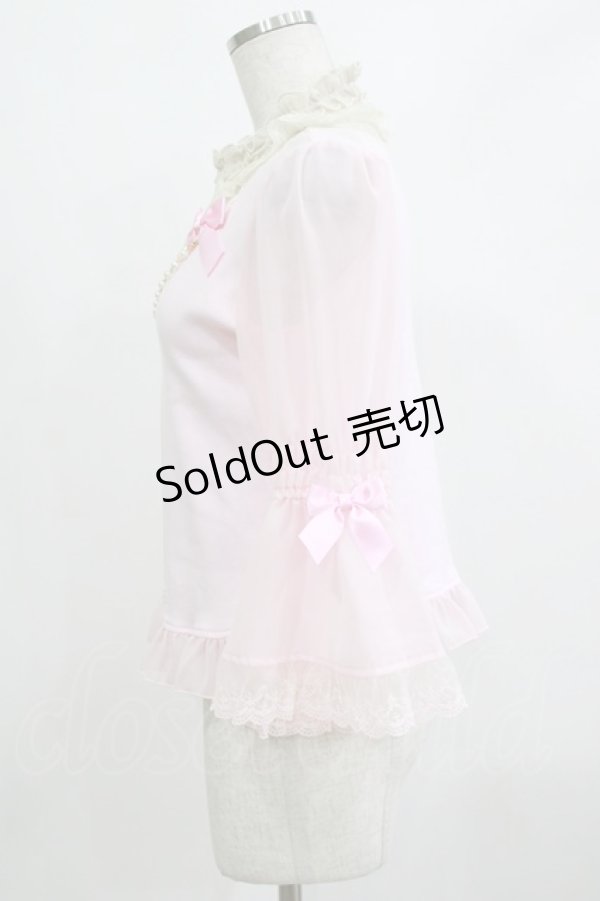 画像2: Angelic Pretty / Rose Plantカットソー Free ピンク H-26-02-05-1056-AP-TO-NS-ZH (2)